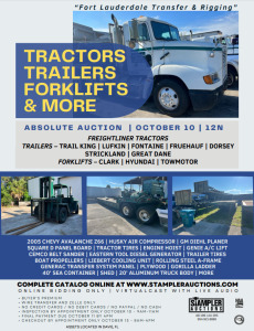 TRACTORS / TRAILERS / FORKLIFTS / MORE - ABSOLUTE AUCTION
