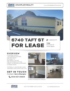 REAL ESTATE AVAILABLE - FOR LEASE