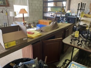 ANTIQUE CABINETS (NO TOP)