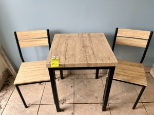 TABLE WITH 2 CHAIRS