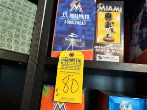 ASSORTED BOBBLE HEADS - 3- JT REALMUTO / 1- JOSH JOHNSON