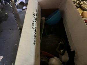 BOXES ASSORTED SMALLWARES & SILVERWARE