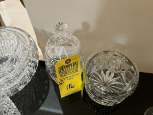 CRYSTAL COVERED DISHES