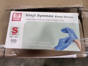 BOXES VINYL GLOVES - SMALL (2 PALLETS)