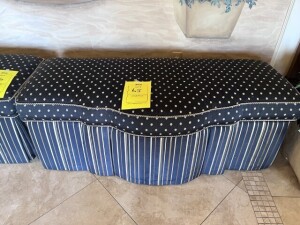FABRIC / BLANKET CHEST - 58''W x 25''D x 21''H