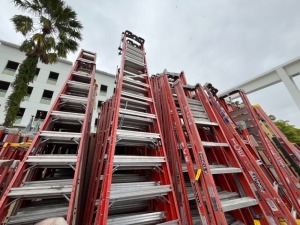 ASSORTED LADDERS