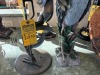 SANDHILL CRANE STATUES - 2- BRONZE / 1- METAL / 1- CLAY