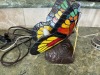 WOOD & GLASS BUTTERFLY LAMP - 2