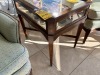 WOOD & GLASS END TABLE - 2