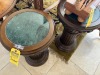 WOOD & STONE COLUMN PEDESTALS - 3