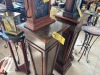 WOOD PEDESTAL STANDS - 42'' - 2