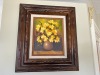 PAINTINGS - FLORAL - GOLD TONE FRAMES - 2