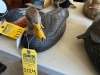 DUCK DECOY - JULES A BOUILLET - AUTHENTIC - HAND CARVED / HAND PAINTED - BLACK DUCK