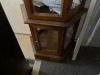 WOOD & GLASS DISPLAY CASE WITH 2 SHELVES - 3