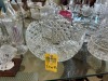 LARGE GLASS PUNCH BOWL