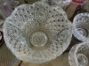 LARGE GLASS PUNCH BOWL - 3