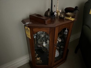 WOOD & GLASS CABINET