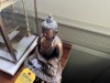 ORIENTAL METAL FIGURINE - 10'' TALL - 2