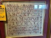 FRAMED ARTWORK - 1- FRANK HOWELL 1971 / 1- ALPHABET STITCHING - 3