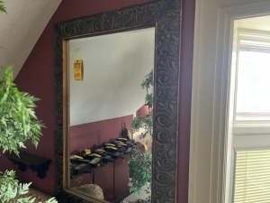 LARGE FRAMED MIRROR - 44x32