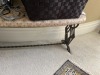 METAL BENCH WITH CUSHION - 17x41x13 - 2