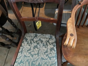 ASSORTED WOOD CHAIRS