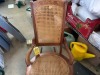 WOOD / WICKER ROCKING CHAIR - 2