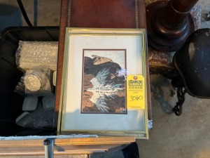 FRAMED ARTWORK - BY BEV DOOLITTLE - 1- SEASON OF THE EAGLE #39 / 1- PINTOS #27