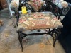 METAL CHAIR WITH FLORAL CUSHIONS - 2