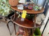 WOOD TABLE WITH 2 TIERS - 2