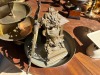 ASSORTED BRASS POTS, DECOR, ETC - 3