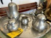 5-PIECE PEWTER TEA SET - MADE IN HOLLAND - 2