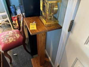 WOOD PEDESTAL - 37''H