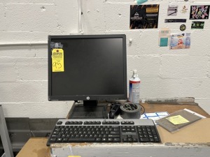 HP COMPAQ i5 COMPUTER SYSTEM WITH MONITOR, MOUSE & KEYBOARD