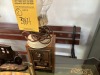 VINTAGE LAMPS - WOOD / METAL SCULPTED - 2