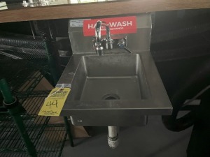 STAINLESS STEEL HAND SINK WITH FAUCET