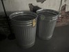 METAL GARBAGE CANS - 2