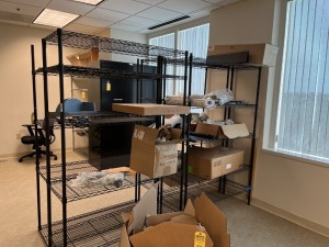 BLACK METRO RACKS - 4'W x 74''H