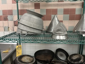 ASSORTED POTS, PANS, ETC