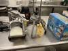 ASSORTED KITCHEN TOOLS - BLENDER, CORER, KNIVES, ETC