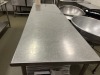 STAINLESS STEEL TABLES - 8' - 2