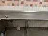 STAINLESS STEEL POT WASHING STATION WITH WASTE DISPOSER - 82''x96''x128''x92'' ***BUYER MUST SHUT OFF WATER PRIOR TO REMOVAL AND CAP LINES*** - 4