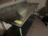 STAINLESS STEEL TABLE - 6'