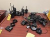 ASSORTED WALKIE TALKIES (SOME WITH CHARGERS & HEADSETS)