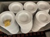 WHITE SALAD PLATES - 9'' - 2