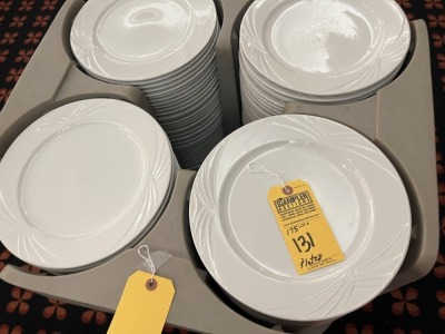 WHITE DINNER PLATES - 11''