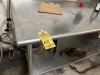 STAINLESS STEEL TABLE WITH SINK & SPRAYER - 72'' ***BUYER MUST SHUT OFF WATER PRIOR TO REMOVAL AND CAP LINES*** - 2