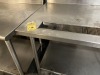 STAINLESS STEEL TABLE WITH DRAIN - 48'' ***BUYER MUST SHUT OFF WATER PRIOR TO REMOVAL AND CAP LINES*** - 2