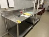 STAINLESS STEEL TABLES - 48''x30'' - 2