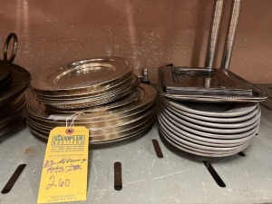 ASSORTED SERVING DISHES & SIZZLE PLATTERS